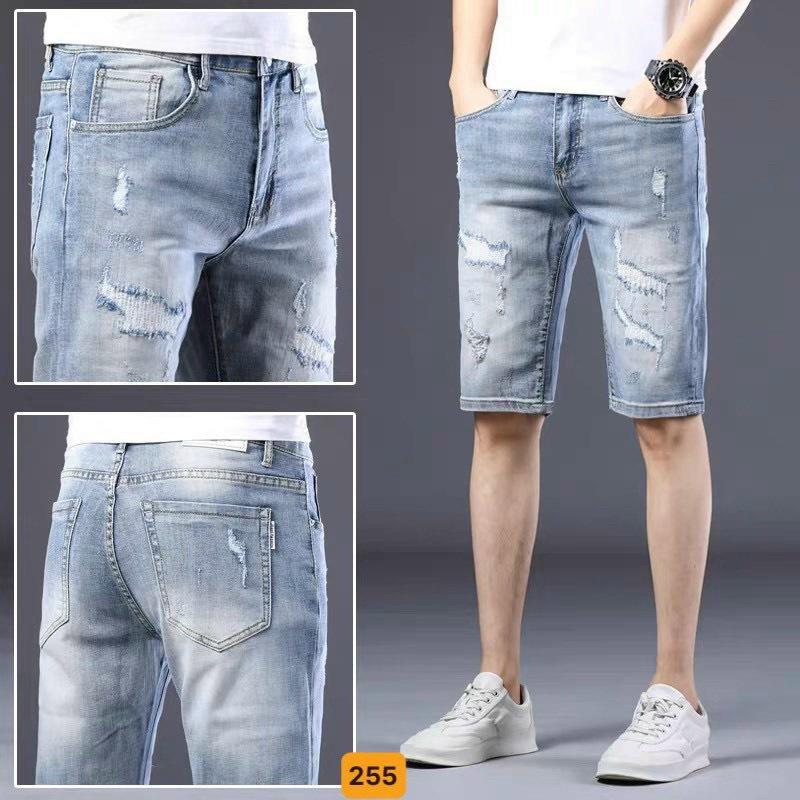 QUẦN SHORT NAM QUẦN SHORT JEAN NAM CO GIÃN MẪU MỚI TRẺ ĐẸP CÁ TÍNH 255