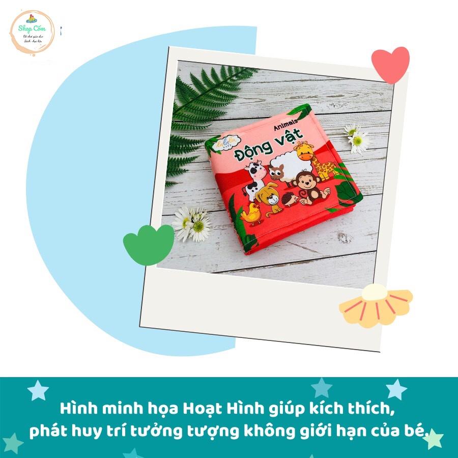 Sách vải từ điển, kích thích đa giác quan: My very first book, kích thước 15x15cm 12 trang