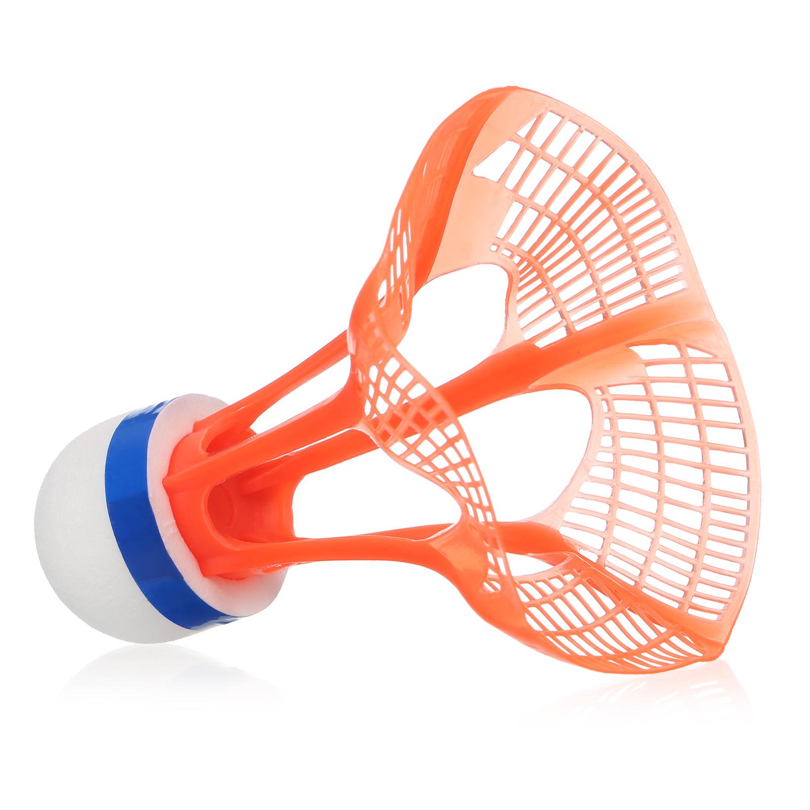 3pcs Nylon Shuttlecock Durable Plastic Badminton Shuttlecock Indoor Outdoor Sport Badminton Ball Windproof Shuttlecock