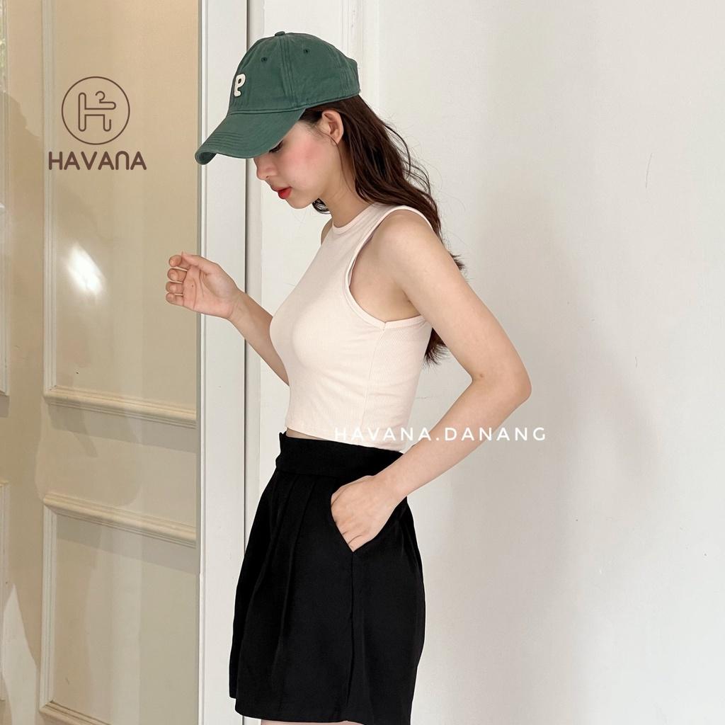 Áo ba lỗ nữ, croptop sát nách nữ ôm body