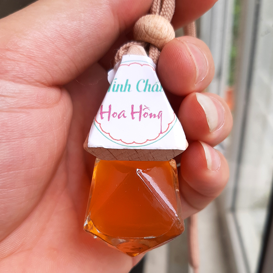 Tinh dầu treo xe ô tô - Hoa Hồng Rose