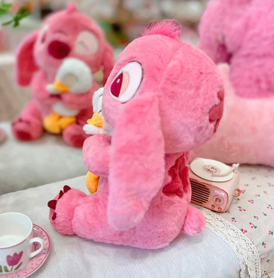 Thú nhồi bông Stitch ôm vịt dễ thương - Size từ 40 đến 80cm - Quà tặng gấu bông Stitch êm mịn cho bé