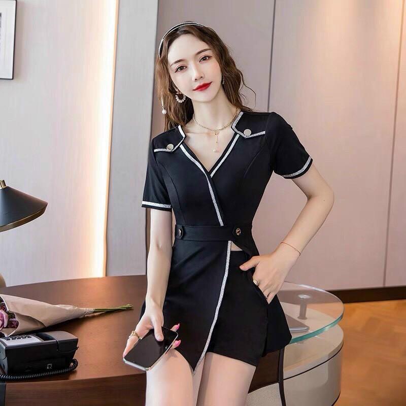 Set vest đính nút NGẮN CỰC XINH