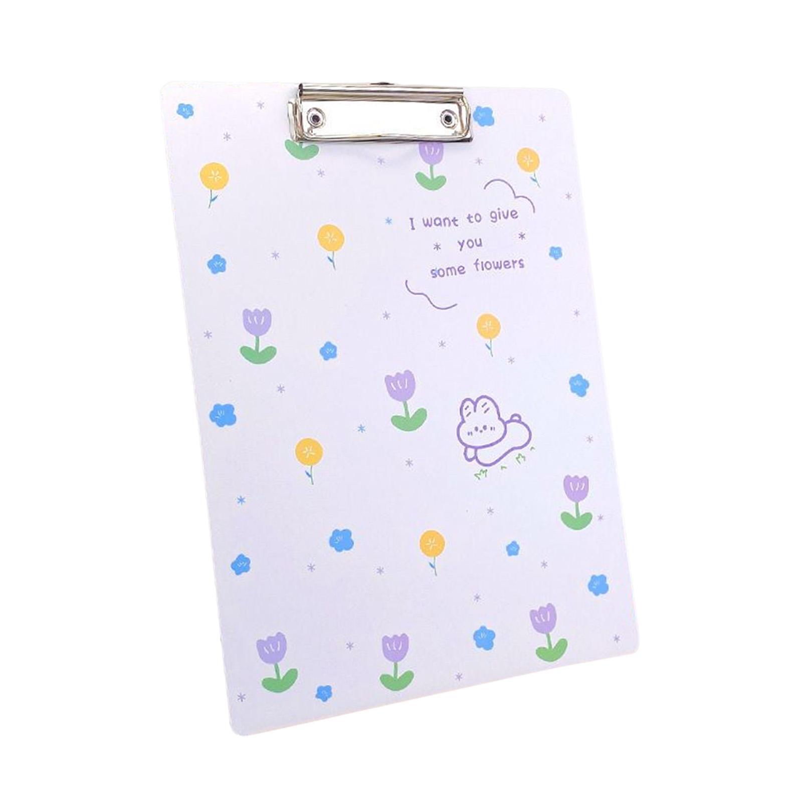 2PCS Cute Clipboard Fastener File Folders Gifts Creative for