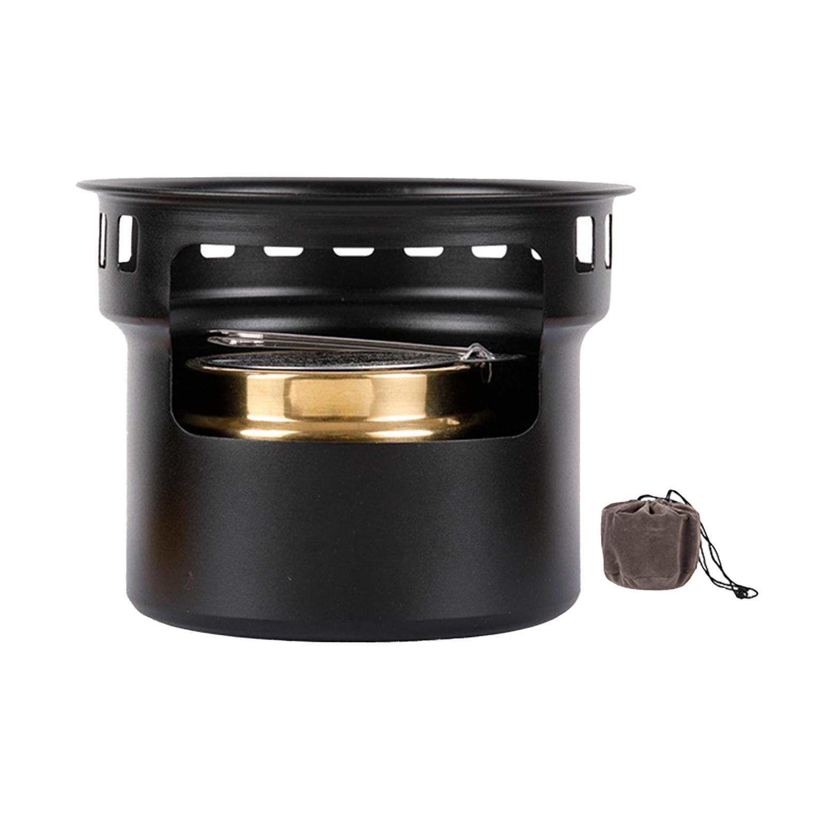 Mini Camping Burner Windproof Lightweight Pocket Backpacking for Picnic Camping
