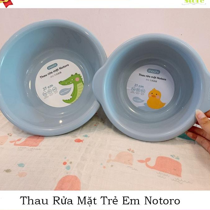 Thau Rửa Mặt, Chậu Rửa Mặt Tiêu Chuẩn Nhật Bản Nhựa Nguyên Sinh Cao Cấp Cho Bé 21 - 27 - 32Cm