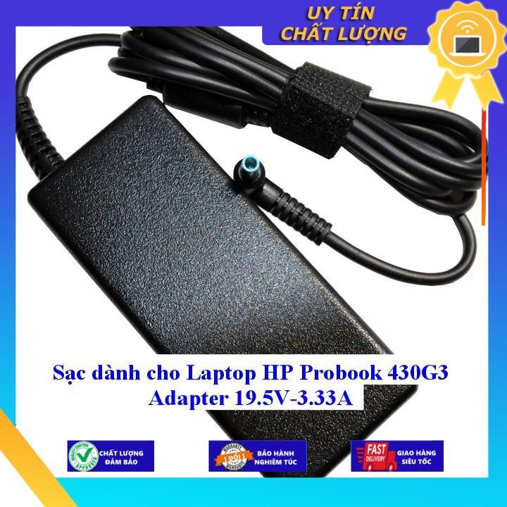 Sạc dùng cho Laptop HP Probook 430G3 Adapter 19.5V-3.33A - Hàng Nhập Khẩu New Seal