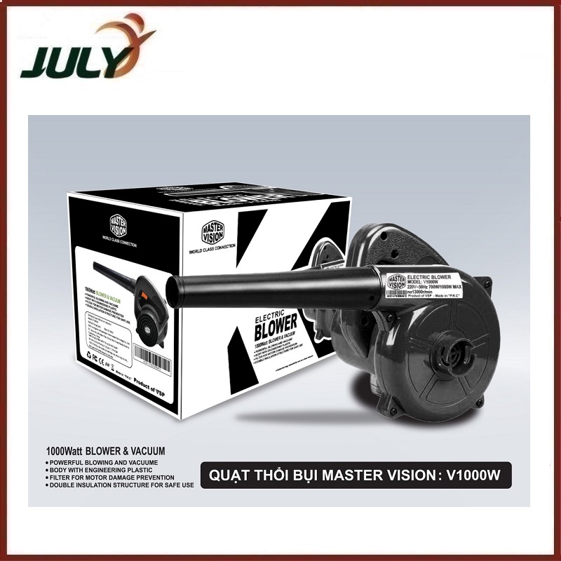 Quạt Thổi Bụi Master Vision V1000W (New 2022) (Quạt chuyên hút và thổi bụi Phòng Net) - JL - HÀNG CHÍNH HÃNG