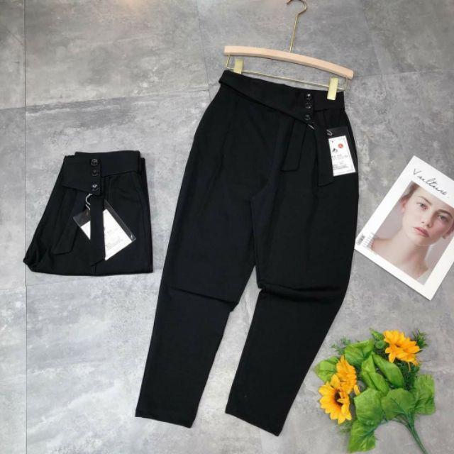 Quần baggy cạp lệch 3 khuy Q009