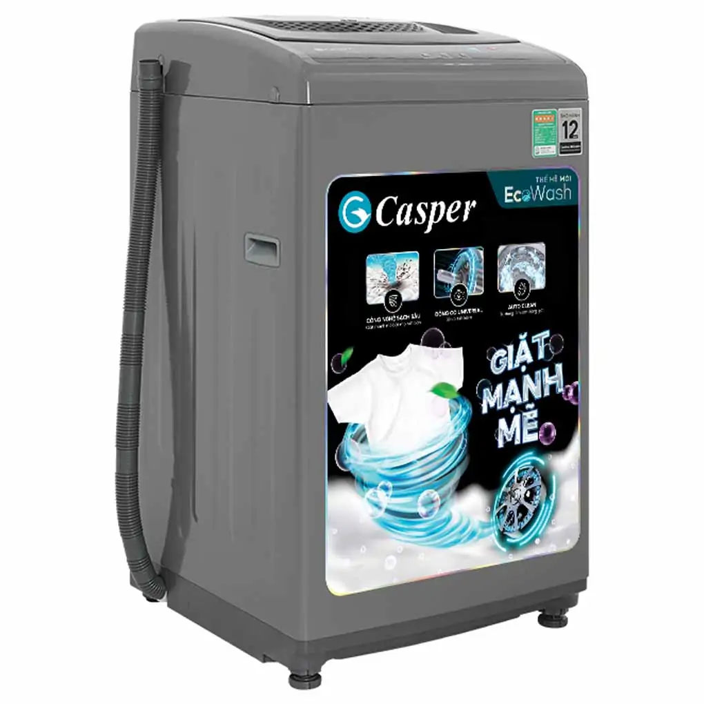 Máy giặt Casper 7.5 kg WT-75NG1 - Hàng chính hãng