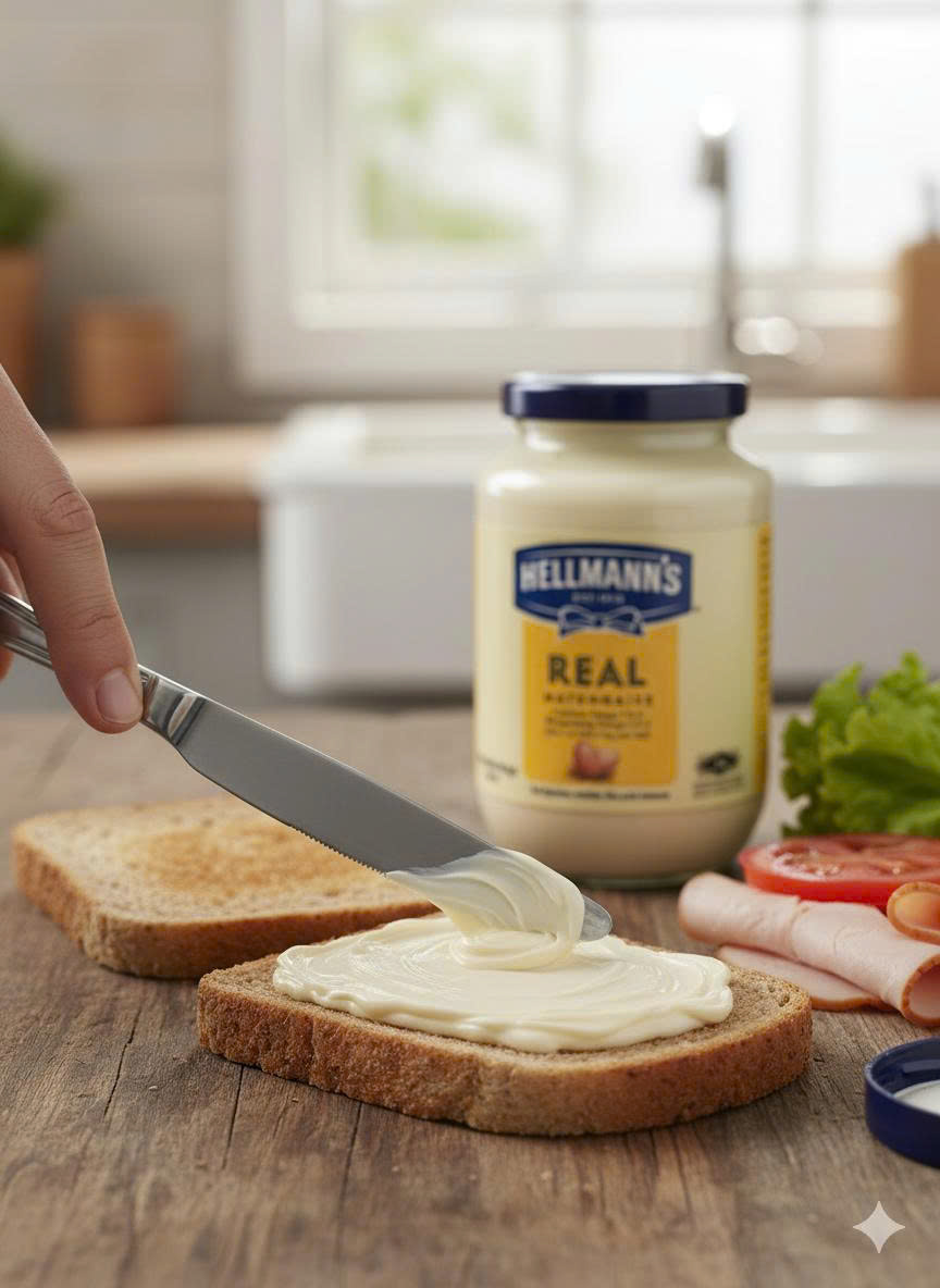 Xốt Mayonnaise Vị Nguyên Bản Hellmann’s 460ml - Thương Hiệu Mỹ, SX Thái Lan | Hellmann’s Real Mayonnaise 460ml