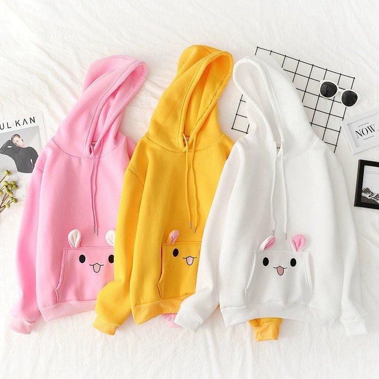 Áo hoodies form to y hình có mũ