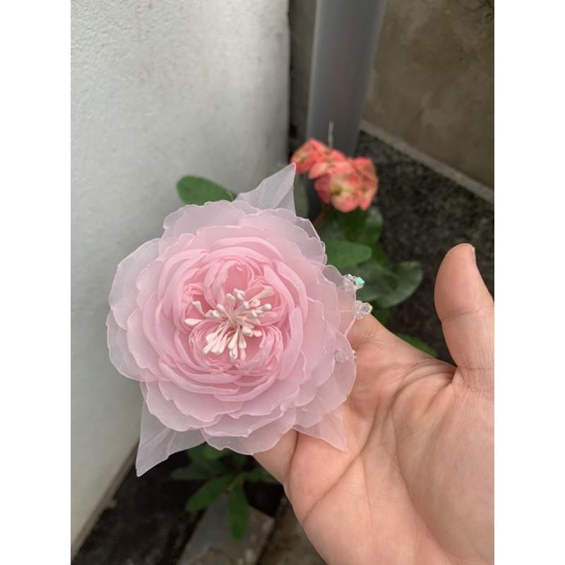 Hoa cài áo handmade kèm hộp