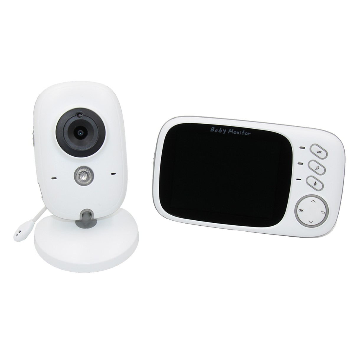 Bộ camera mini báo khóc baby thông minh VB603 màn hình LCD đa năng cao cấp (Tặng đèn pin sạc cơ tay -giao màu ngẫu nhiên)