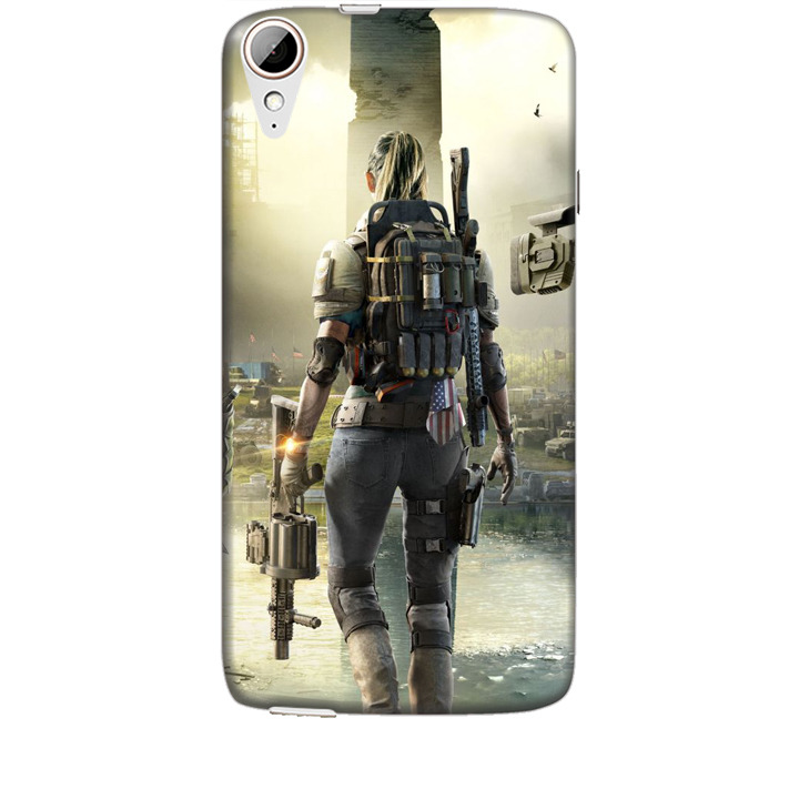 Ốp lưng dành cho điện thoại HTC 828 hinh PUBG Mẫu 04