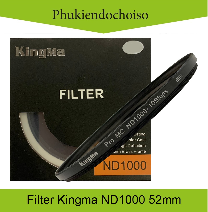 Kính lọc Kingma Pro MC ND1000 (giảm 10 Stop), Hàng chính hãng