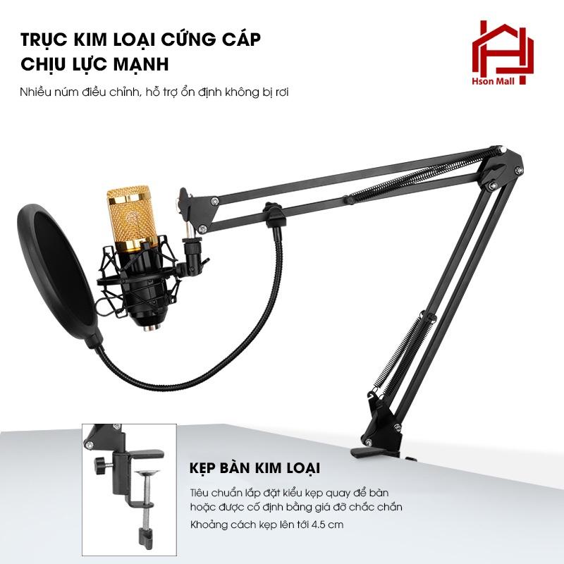 Chân kẹp mic và màng lọc thu âm Microphone NB35