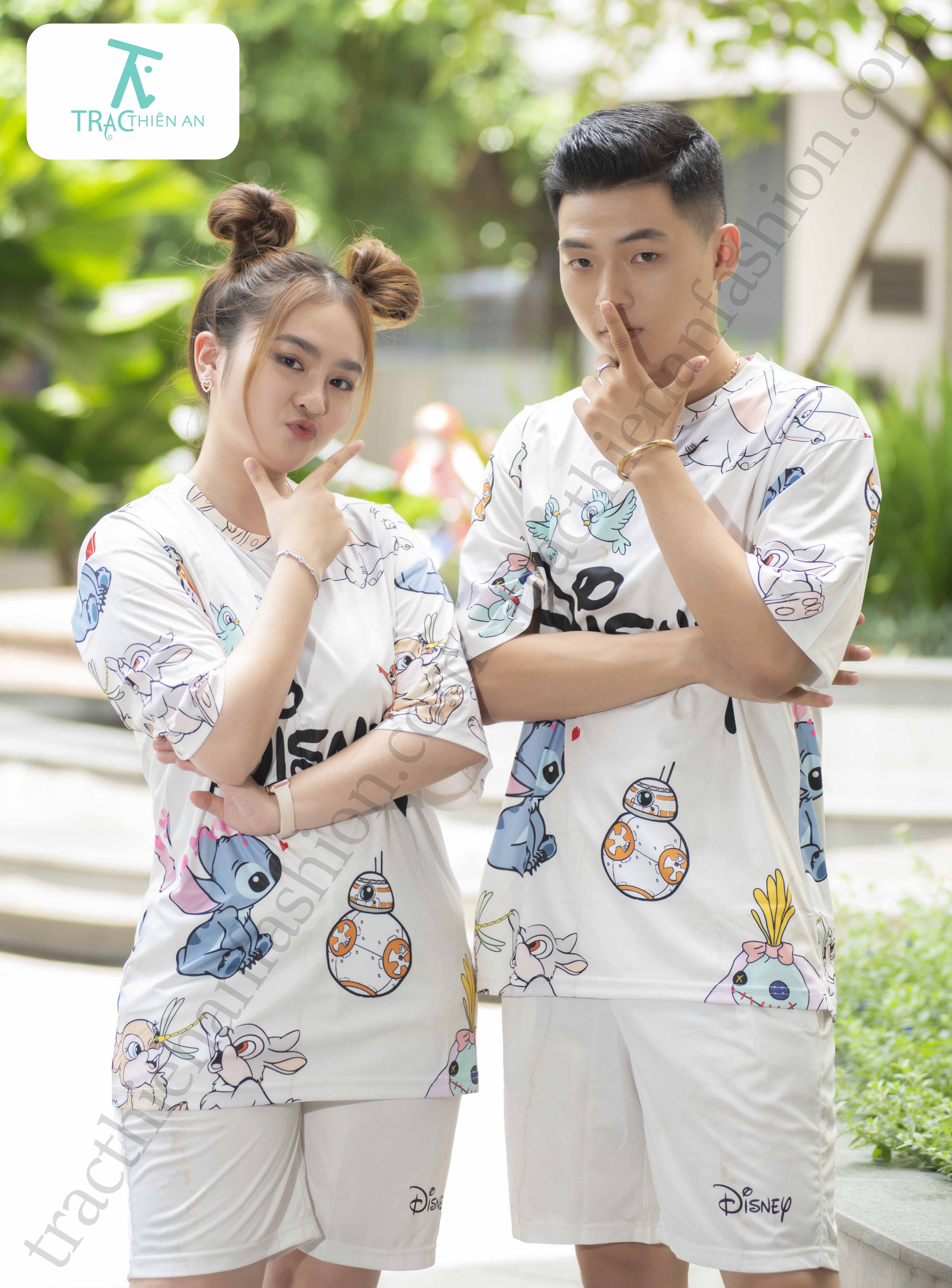 Quần áo bộ D.I.S.N.E.Y Unisex - Dành cho các cặp đôi, giới trẻ năng động