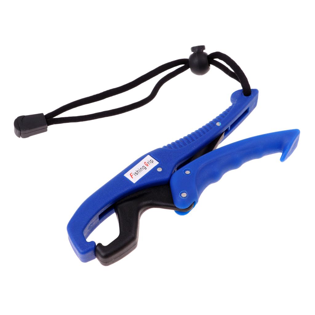 Floating Fishing Grip Pliers Grippers Lightweight ABS Fish Lip Grip Blue