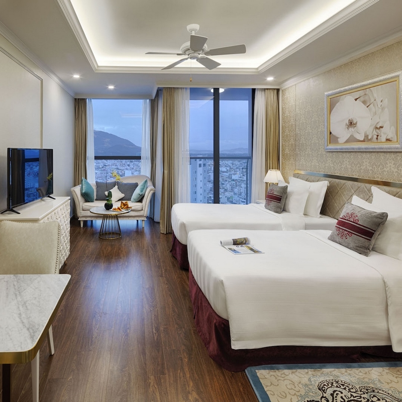 Melia Vinpearl Empire Hotel 5* Nha Trang - Voucher Giá Tốt, Buffet Sáng, Hồ Bơi, Ngay Trung Tâm, Gần Biển, Không Phụ Thu Cuối Tuần