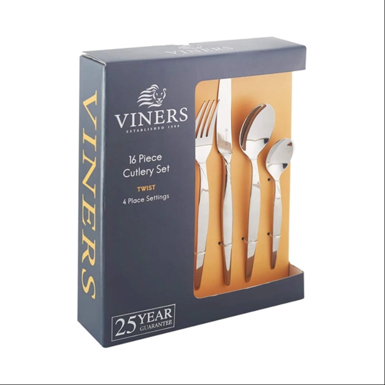 Viners - Bộ dao muống nĩa Twist - 16 món