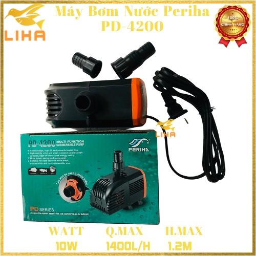 Máy Bơm Nước Periha PD-4200 (10W-1400L/H-1.2M) - Máy Bơm Periha PD4200 Lọc Nước Cho Hồ Cá Cảnh