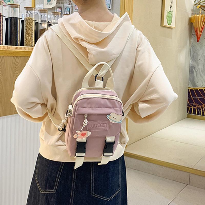 Ba Lô Mini Nữ Nylon Túi Đeo Vai Cho Bé Gái Thời Trang Trẻ Em Nhỏ Mới Bagpack Nữ Nữ Học Ba Lô Casual