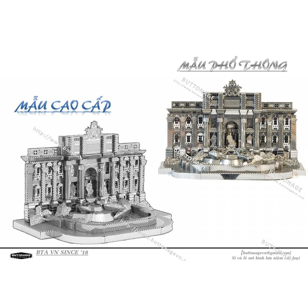 Mô Hình Lắp Ráp 3d Đài Phun Nước La Mã – Trevi