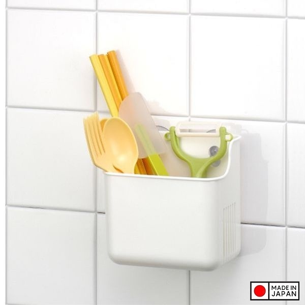 Giá để dụng cụ nấu ăn hút chân không INOMATA cỡ lớn - Nội địa Nhật Bản