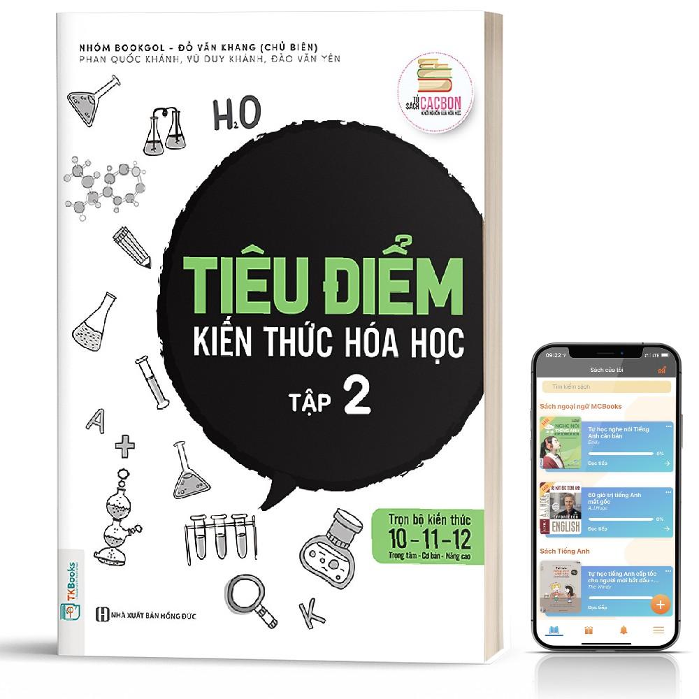 Sách - Tiêu Điểm Kiến Thức Hóa Học - Tập 2 ( tặng kèm bookmark sáng tạo )