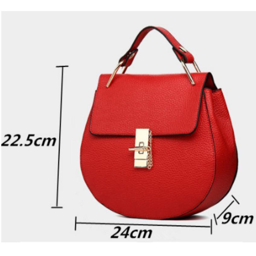 Túi Xách Nữ Thời Trang Cao Cấp  208079-5(Đỏ) tặng túi đựng mỹ phẩm tiện lợi