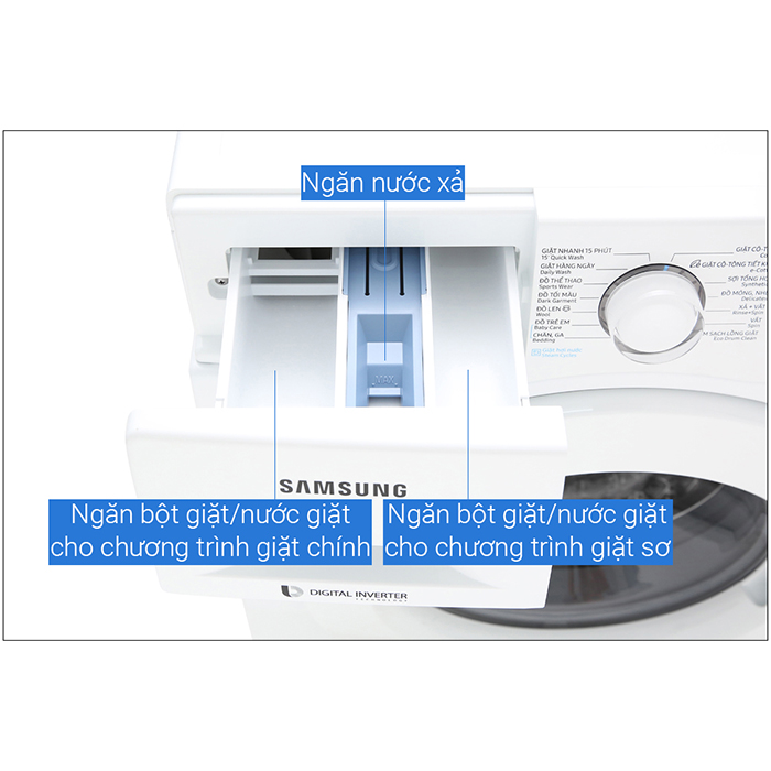 Máy giặt Samsung WW80J52G0KW/SV 8KG