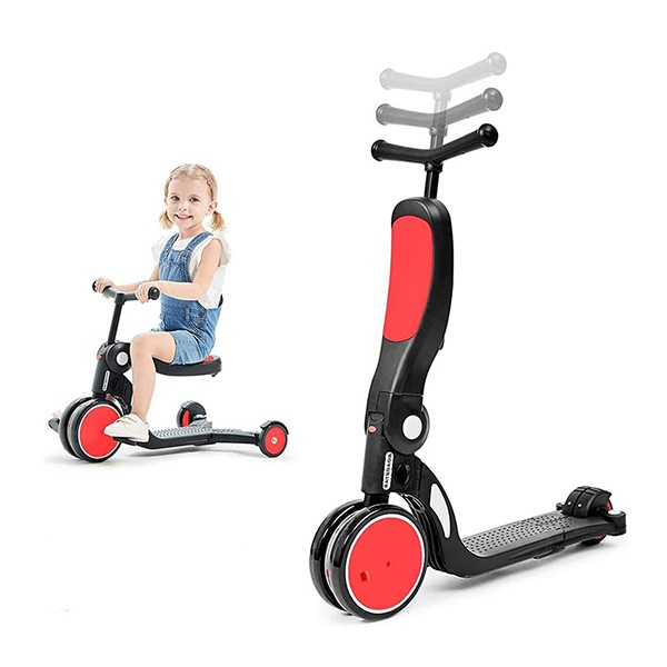 Xe đa năng trượt Scooter xe cân bằng xe đẩy cho bé 5 trong 1 Broller HD200