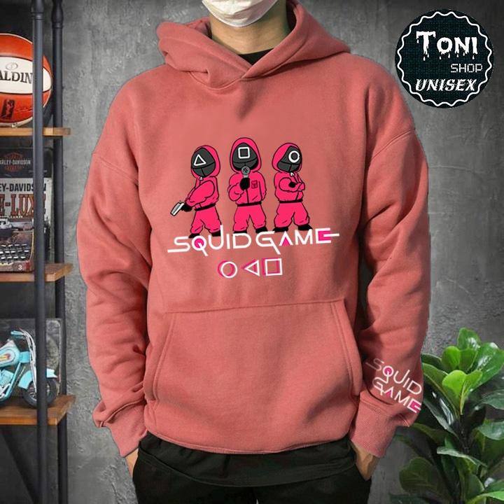 ÁO KHOÁC HOODIE Nỉ Bông Cao Cấp SQUID GAME (HD5000 - Full Size Full Màu)