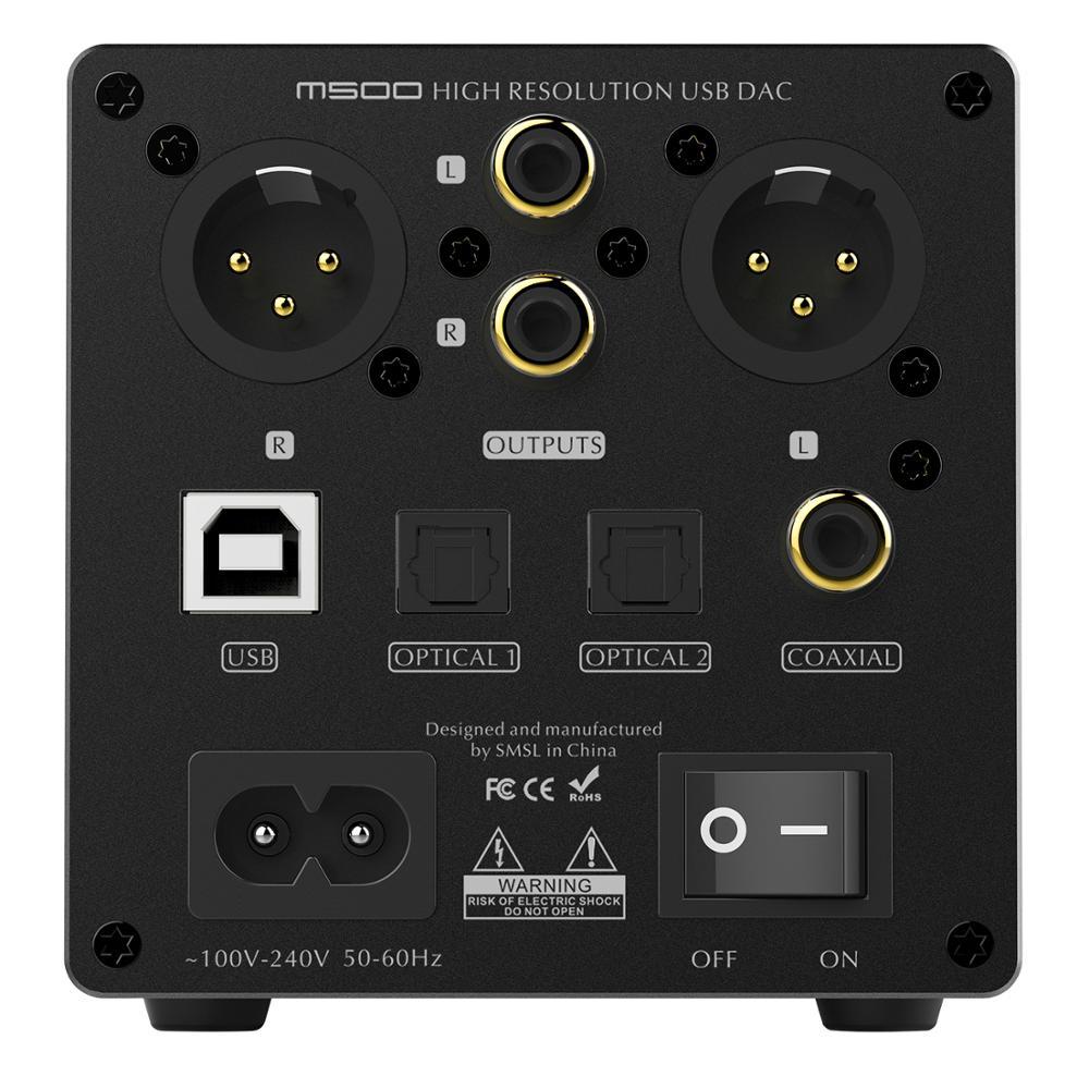 SMSL M500 Audio DAC MQA ES9038PRO XMOS XU216 Bộ khuếch đại tai nghe DSD512 bản địa