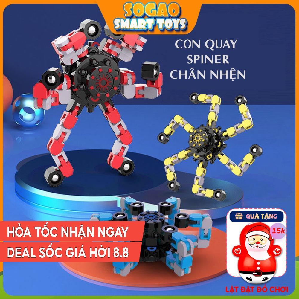 Đồ Chơi Con Quay Spinner Chân Nhện Đồ Chơi Quay Tít Tạo Nhiều Kiểu Dáng Cho Bé