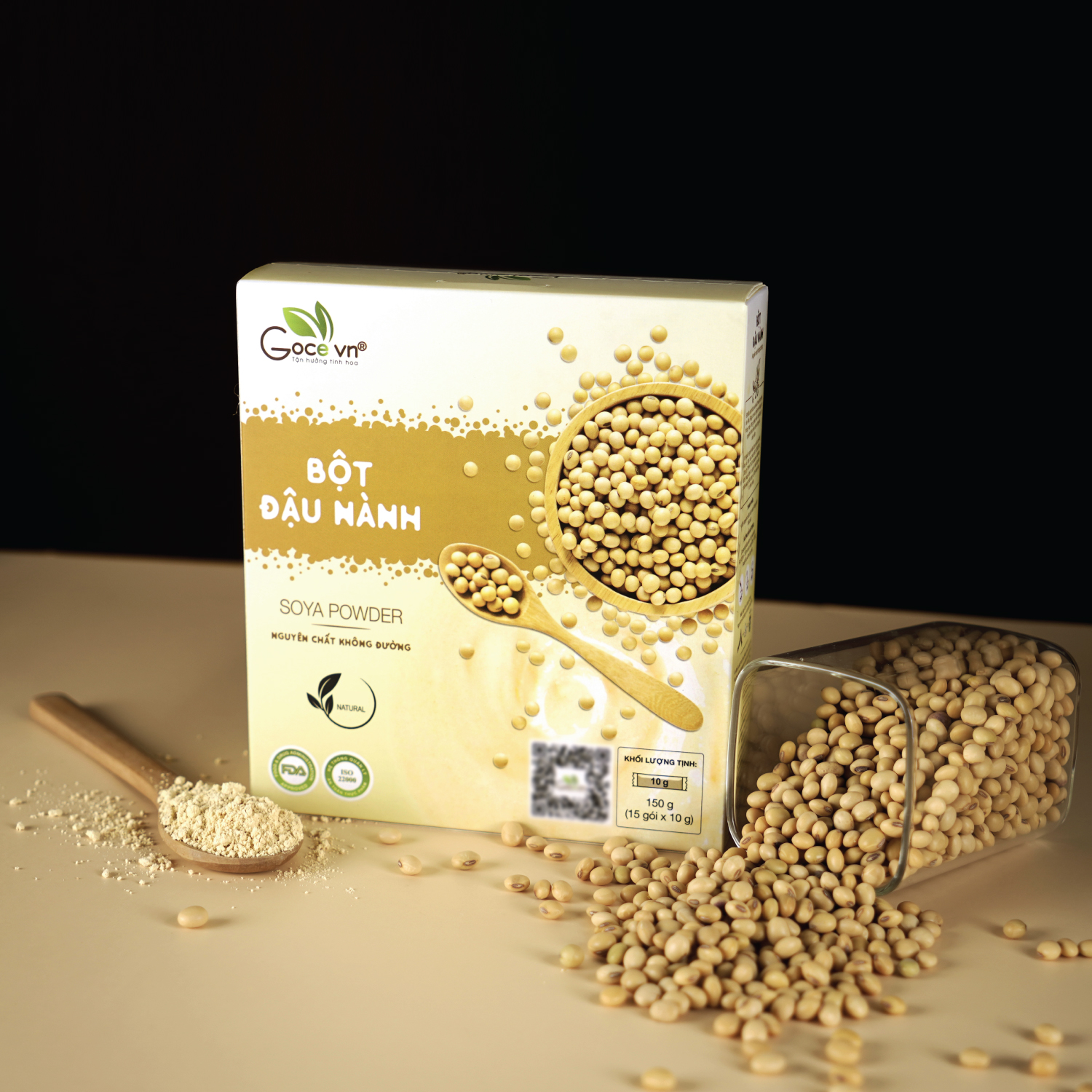 Bột đậu nành nguyên chất Goce – 150g ST