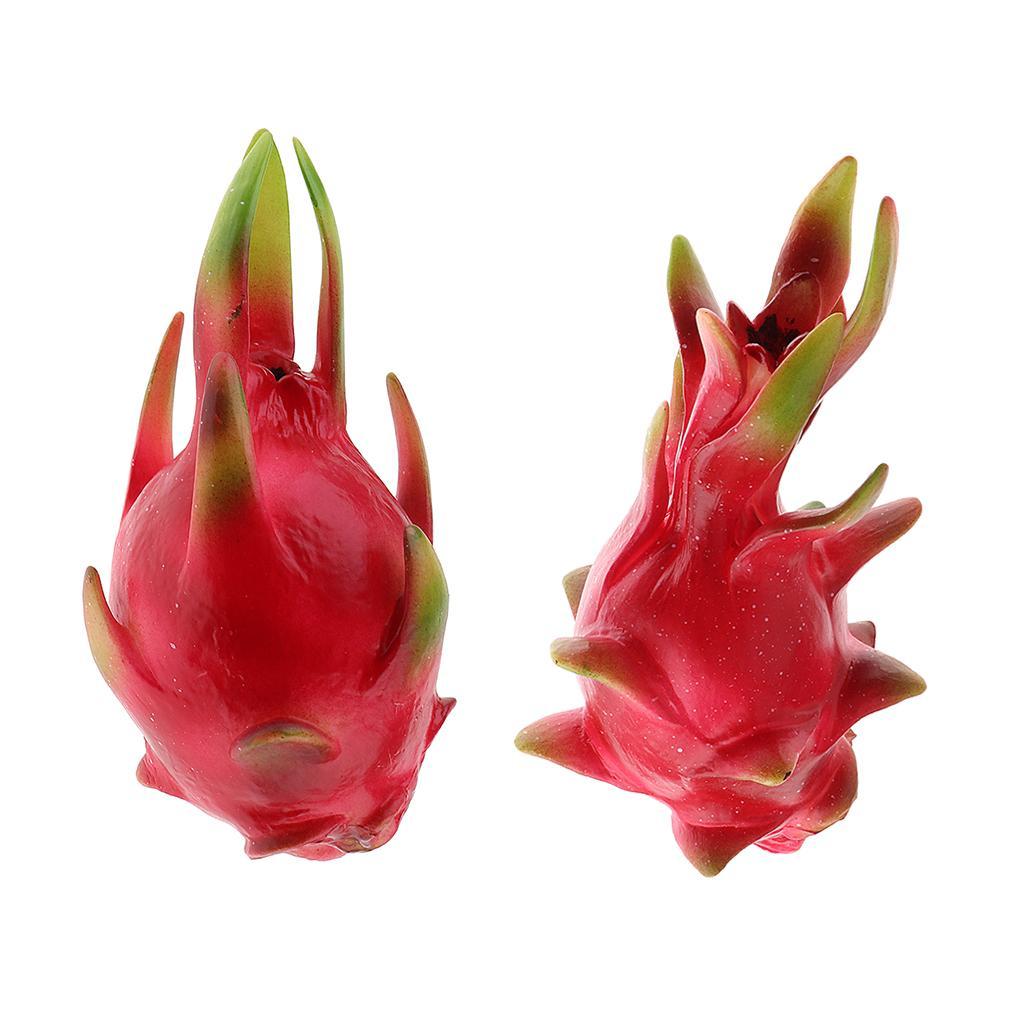 Simulation Dragon Fruit Artificial Hollow Dragon Fruit Large