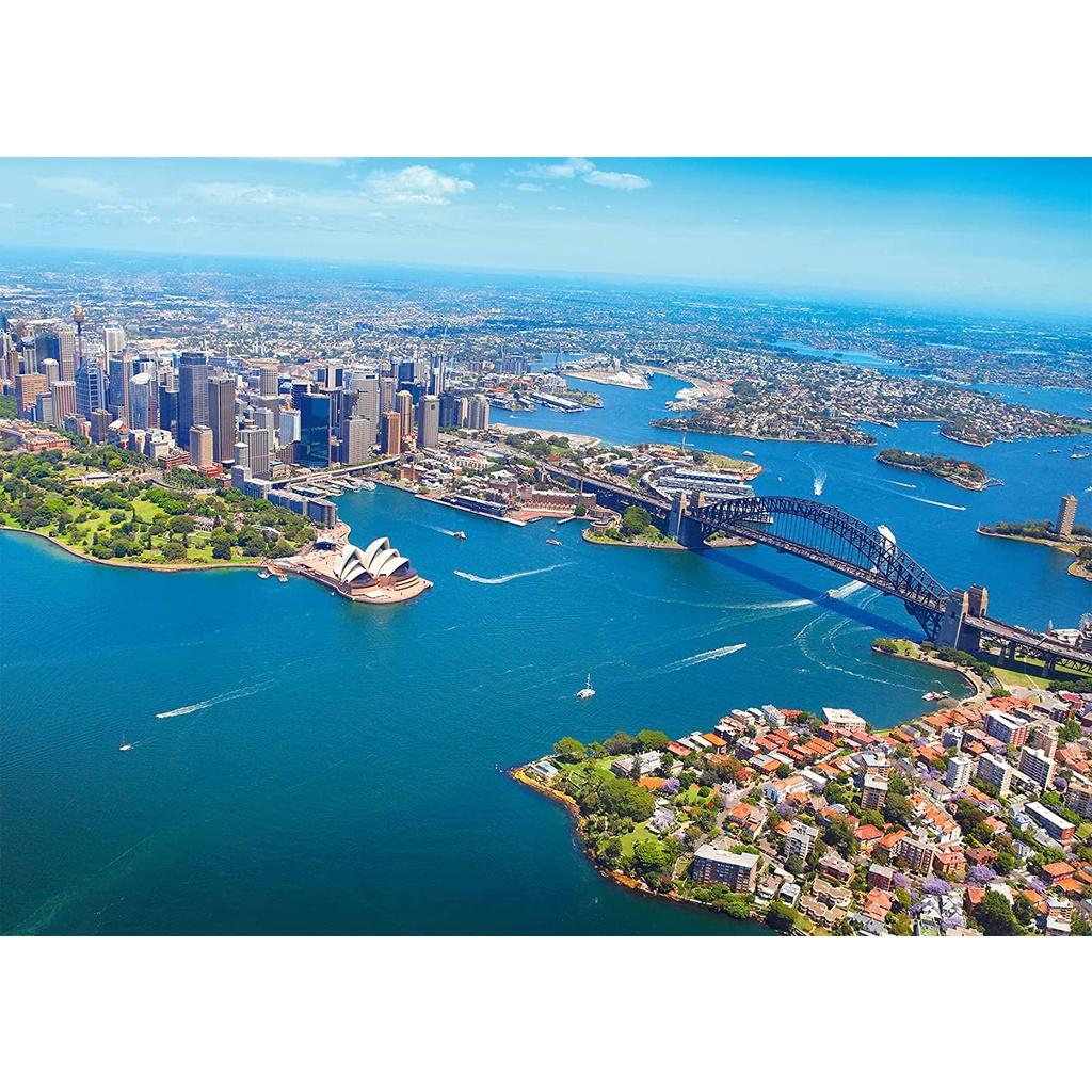 Xếp hình Ravensburger Sydney Harbour Opera House &amp; Bridge Australia 1000 pcs