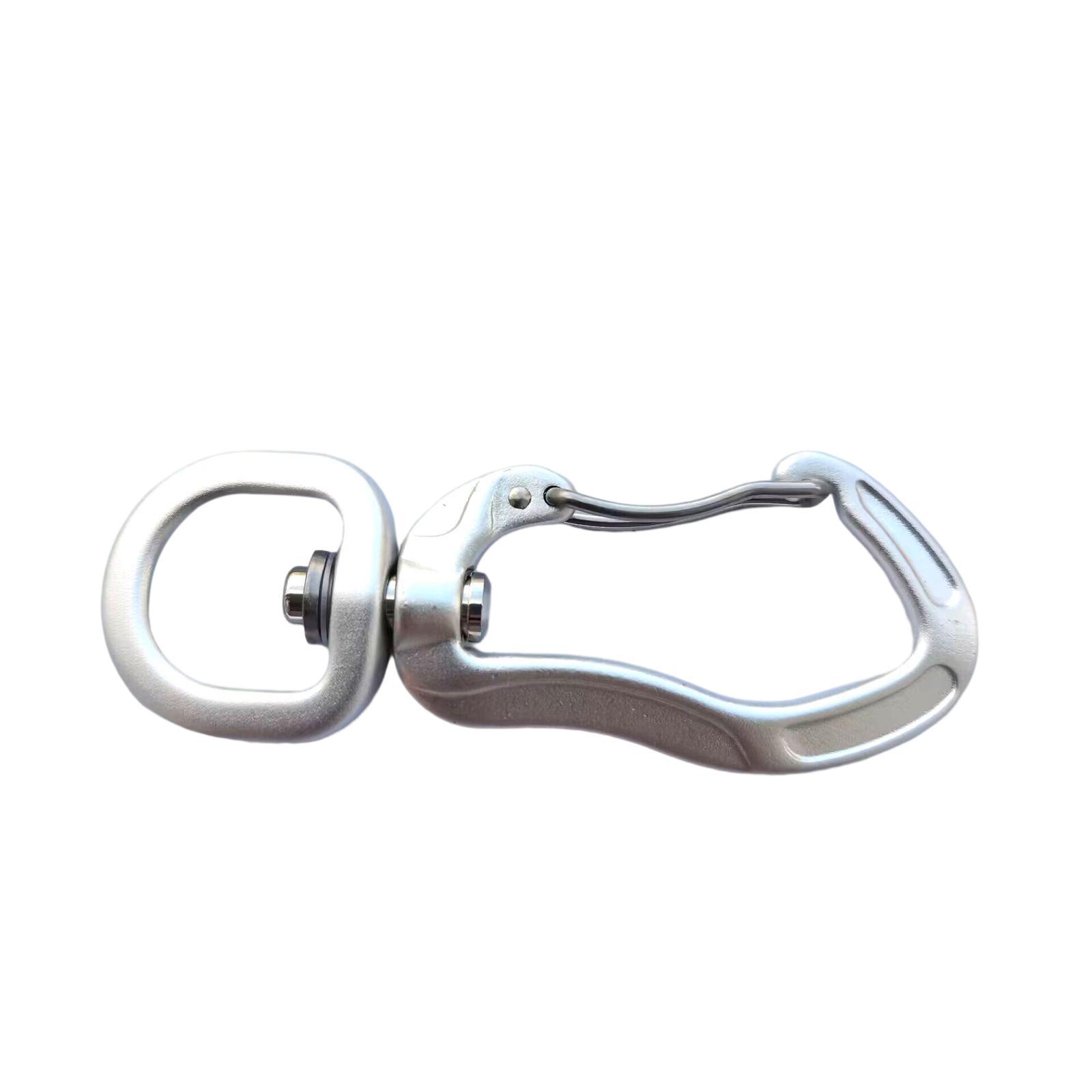 Swivel Carabiner Clip Aluminium Carabiner for Key Chain Hiking Sports Boat Anchor Rope