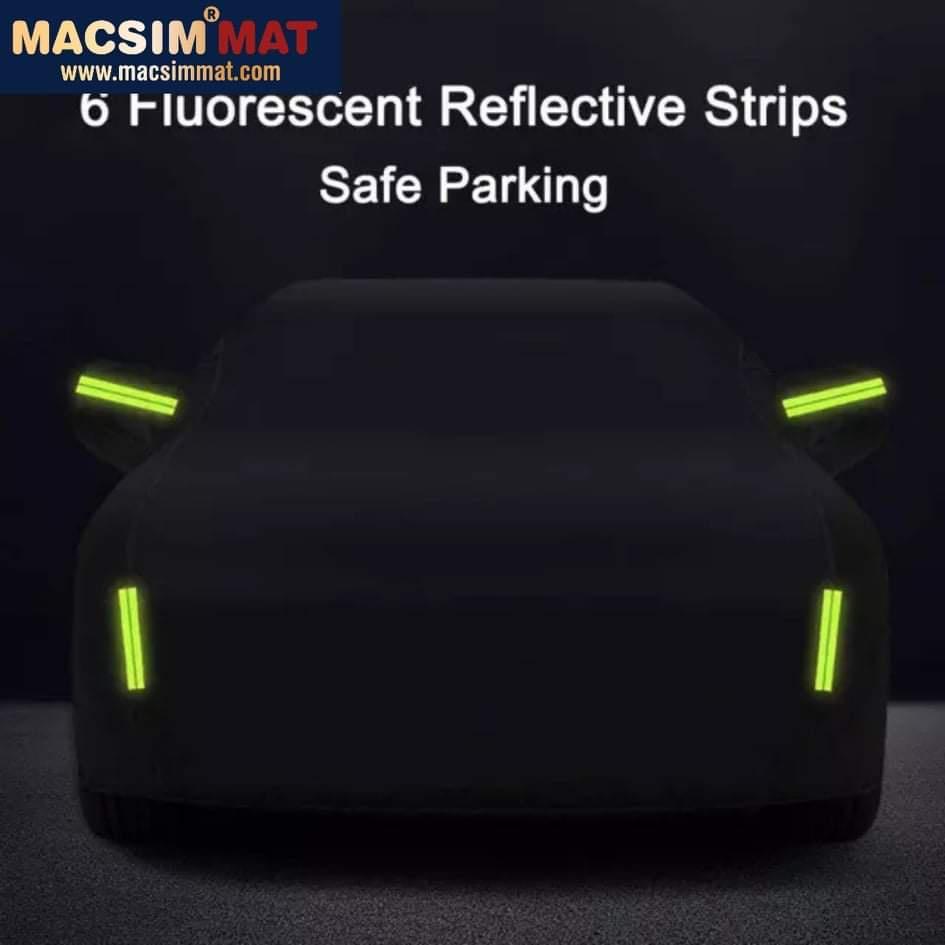 Hình ảnh Bạt phủ ô tô  Ford Touneo nhãn hiệu Macsim sử dụng trong nhà và ngoài trời chất liệu Polyester - màu đen