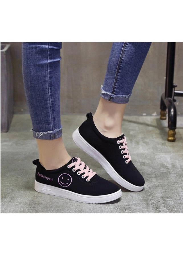 Giày Sneaker Thời Trang Nữ YAMET shop SN 55B29P Đen Phối Hồng