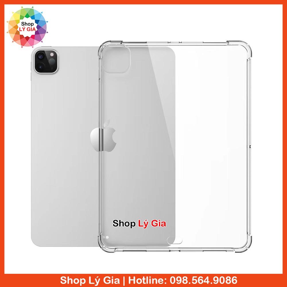 Ốp lưng trong suốt chống sốc cho iPad Pro 11/12.9, Air 1/2/3/4, Mini 1/2/3/4/5/6, Gen 2/3/4/5/6/7/8/9