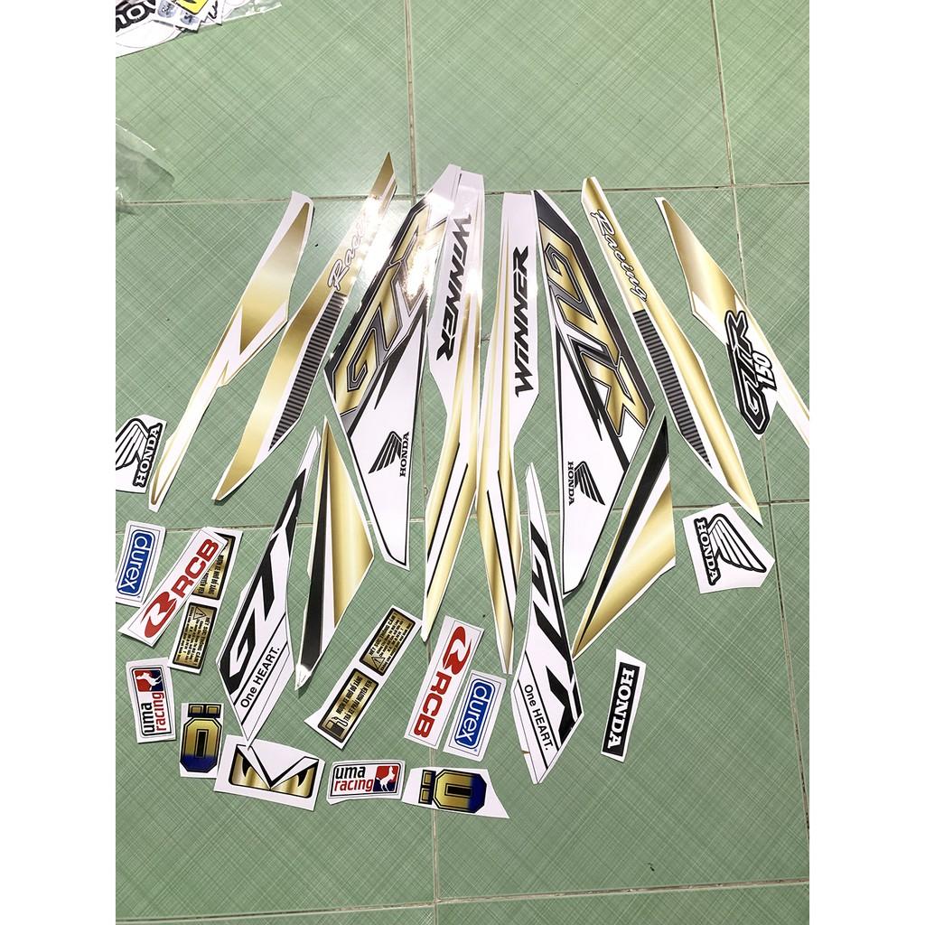 Tem winner 150 GTR vàng gold cao cấp