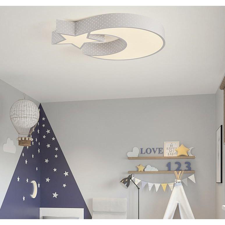 Đèn trần KINST D550mm kiểu dáng độc đáo với 3 chế độ ánh sáng hiện đại - kèm điều khiển từ xa - .