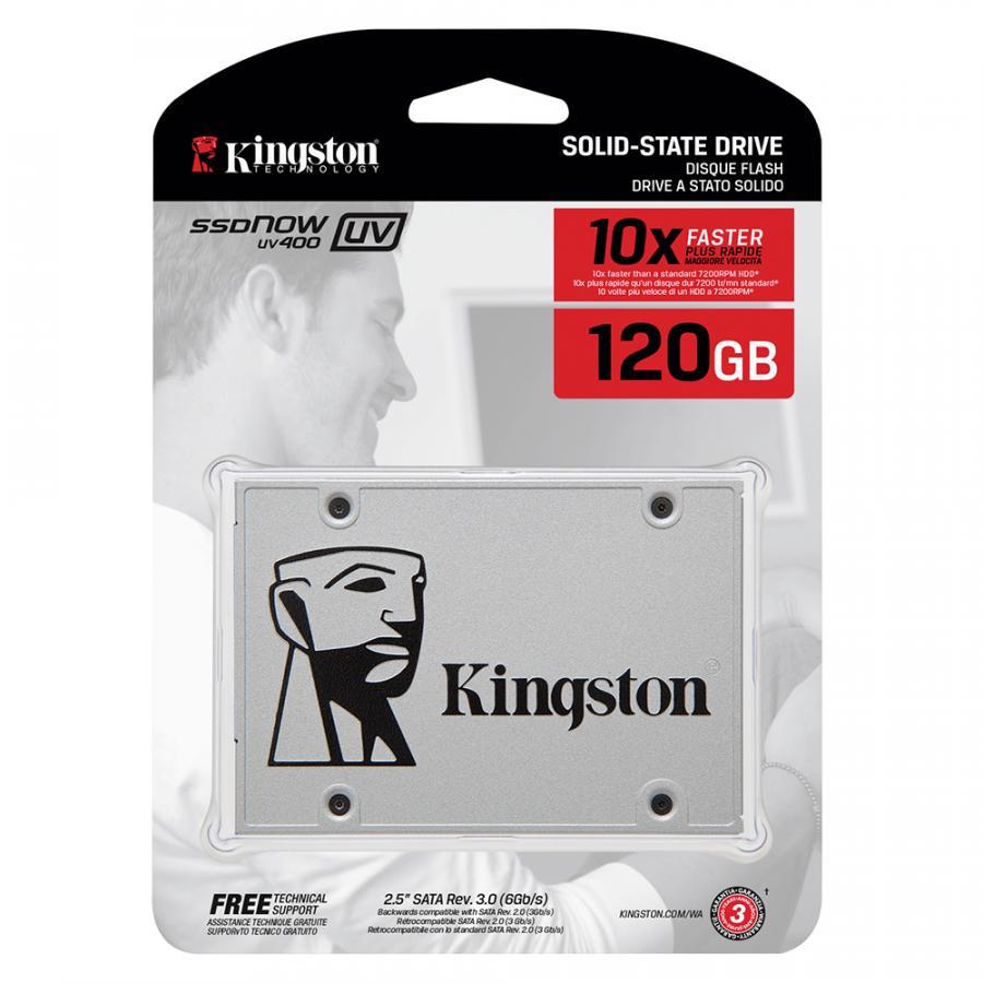 Ổ Cứng SSD Kingston U400 (120GB) Xám - Hàng Chính Hãng