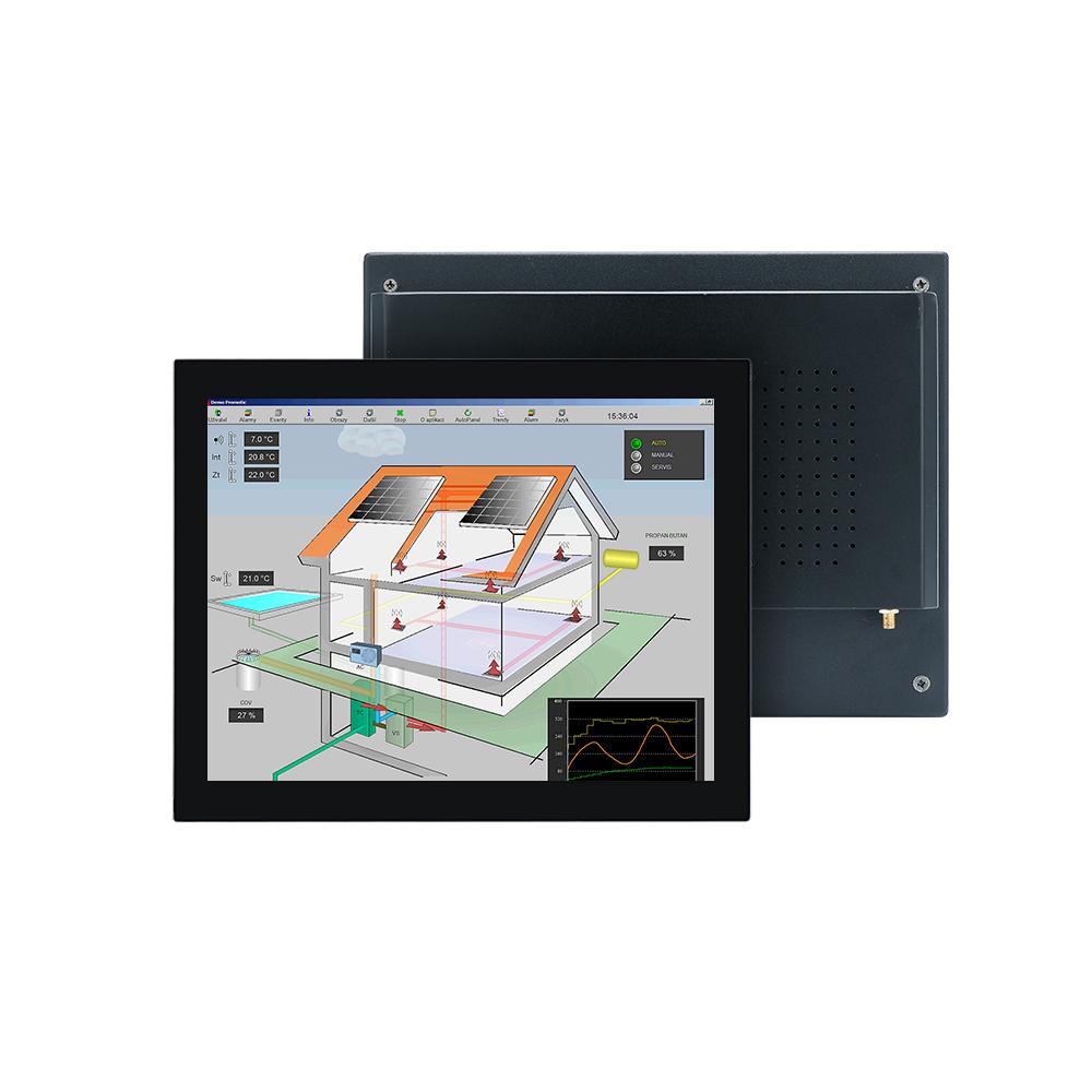 TouchWo Industrail 10.4inch 10 Points Embedded Touch Screen Monitor With Wall Mounted Industrial Android All In One Pc