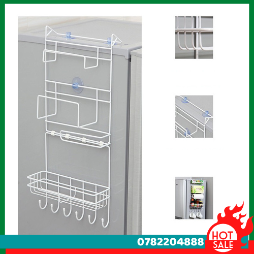 Kệ Treo Tủ Lạnh Đa Năng, Tiết Kiệm Diện Tích - CH Hương Thị Miễn Phí Vận Chuyển