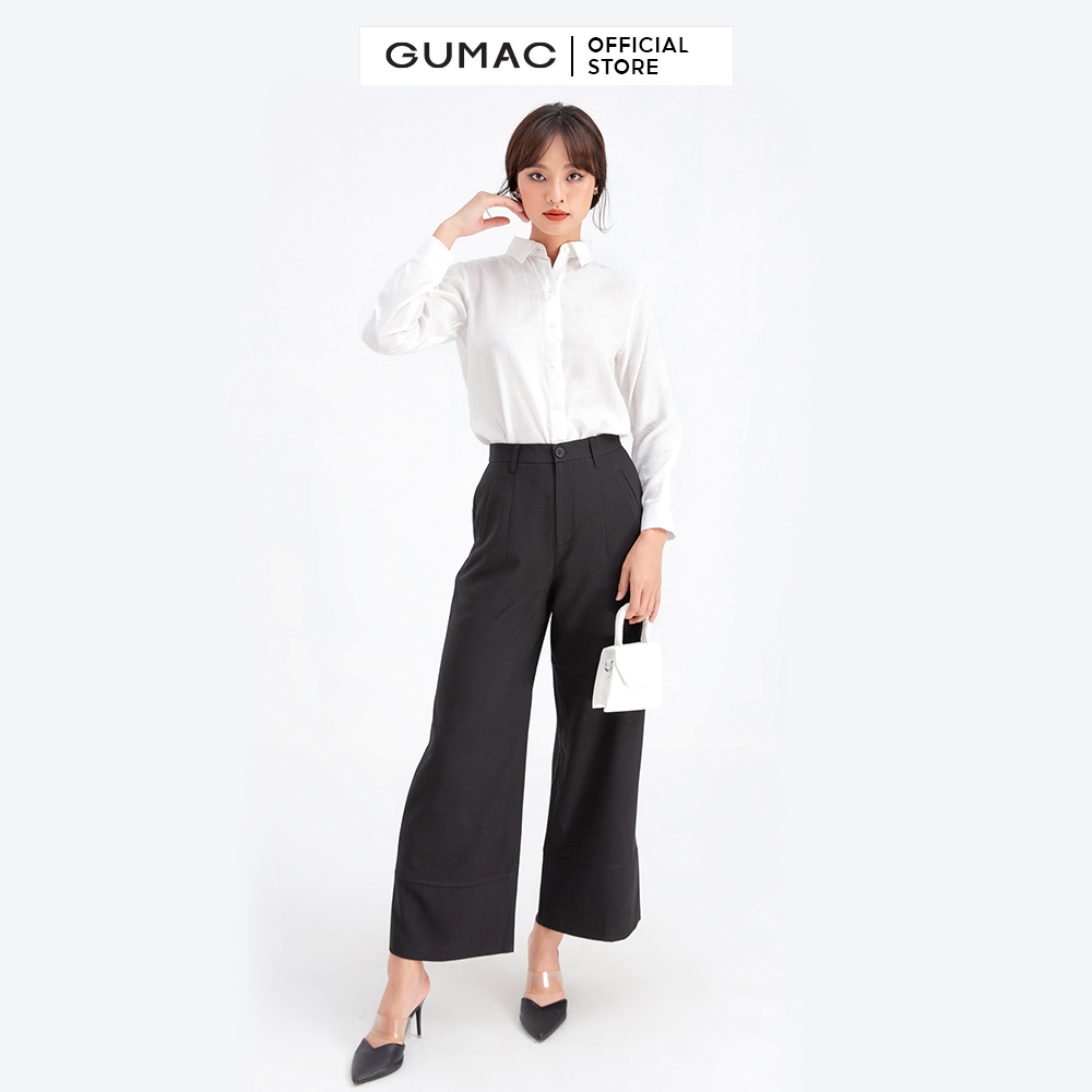 Áo sơ mi nữ cơ bản GUMAC AB659