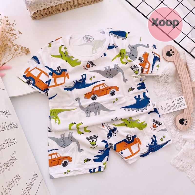 Bảng 1 !!! Bộ Cộc Tay Cotton Lạnh Hàng Quảng Châu Cực Đẹp Cho Bé Trai (1430